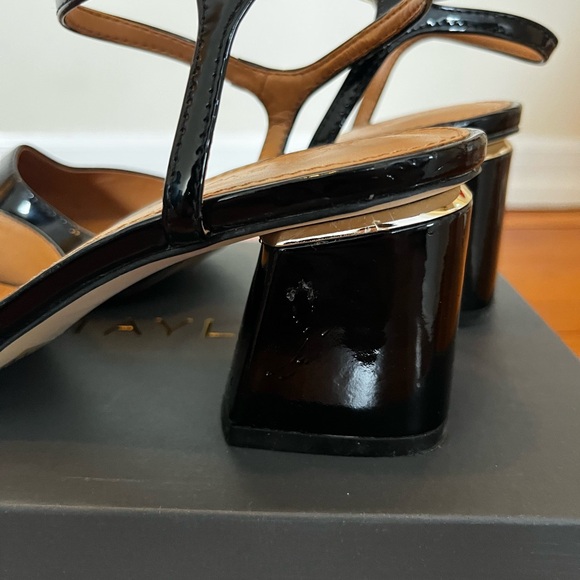 J. Crew Black Patent Leather Block Heels - Picture 4 of 7